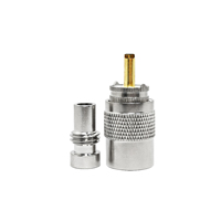 Factory UHF PL-259 PL259 Plug Male Twist-on Type Connector for RG8 LMR400 RG213 RG214 H-1000 Cable RF Coaxial Connectors