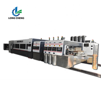 Nouvelle machine de découpe et d'empilage de carton ondulé à grande vitesse, impression flexographique 3-5 couleurs, entièrement automatique