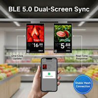 Etiqueta Electrónica de Precio Digital COMPAX con Bluetooth y Pantalla Dual ESL de 10.1 Pulgadas LCD para Escenarios de Venta Minorista en Interiores