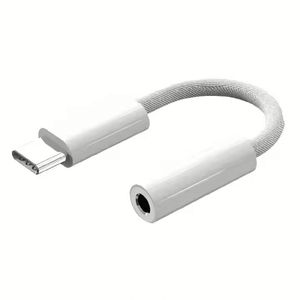 Nylon Braided USB <b>C</b> to 3.5mm Aux <b>Adapter</b> for Phone 15 16 USB <b>C</b> to 3.5 Jack Audio Cable Converter Headphone <b>Adapter</b> for Android - Product Image 1
