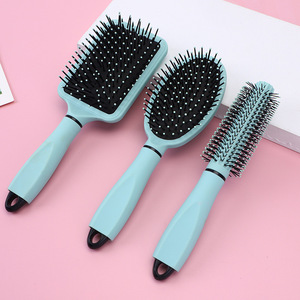 Peine <span class=keywords><strong>de</strong></span> Masaje Elegante para Uso Doméstico al por Mayor, Herramienta Multifuncional para Peinar y Estilizar el Cabello, Peine Redondo para Volumen y <span class=keywords><strong>Rizos</strong></span> - Product Image 1