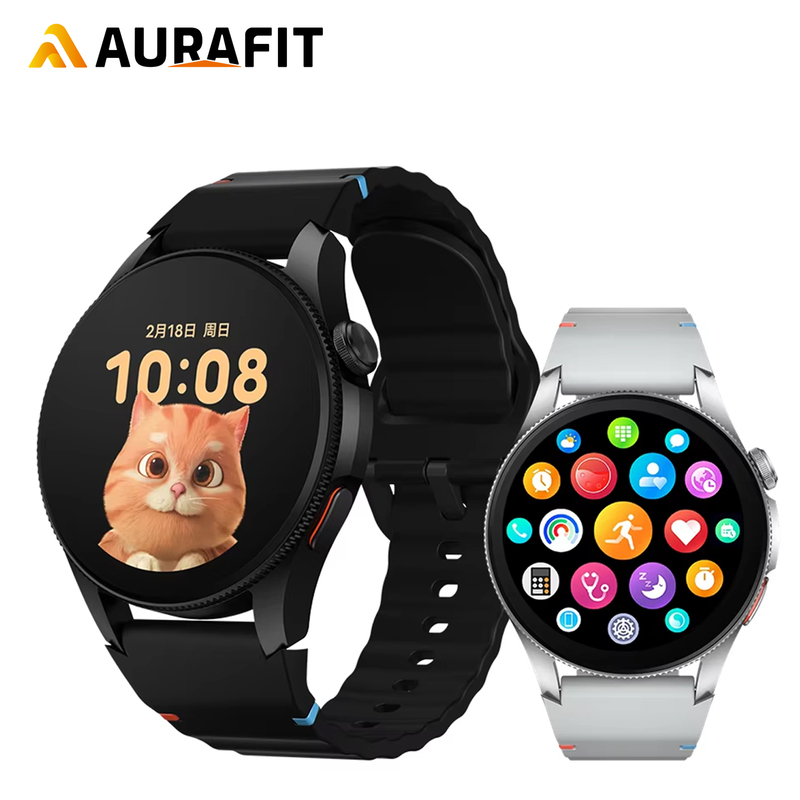 Smartwatch AM17 1 96inch AMOLED Waterproof