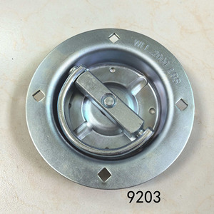 D-Type Hoist <b>Ring</b> 2000 Lb Load Capacity Iron Blue Zinc Plated For Logistics Transportation - Product Image 2