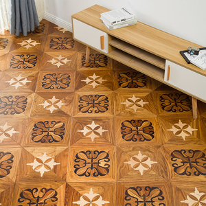 Suelo de Parqué de Madera de Roble Blanco Europeo Multicapa AS2047, Grado AB, Fácil Instalación, Sistema T&G, 15 mm, para Lavandería - Product Image 1