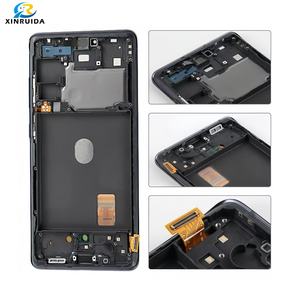 สำหรับซัมซุง S20 S20 + S20FE S20U หน้า<span class=keywords><strong>จอ</strong></span>สัมผัส LCD อะไหล่ดิจิไทเซอร์ SM-G986/G986F ที่มีขอบไหม้โทรศัพท์มือถือหน้า<span class=keywords><strong>จอ</strong></span>แอลซีดี - Product Image 2