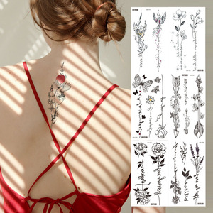 Tatuaggi temporanei per donna con adesivi di moda - Product Image 1