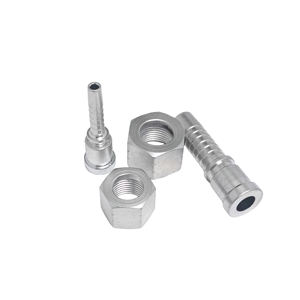 ข้อต่อท่อยางแรงดันสูง 90 องศา ชุบสังกะสี สำหรับแก๊ส แบบเกลียวใน ขนาด 60 พร้อมฐานรองรับแบบกรวย สำหรับระบบไฮดรอลิก - Product Image 3