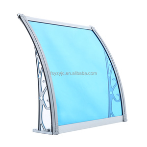 Hiện đại rõ ràng trong suốt vòm nhựa Bìa tấm <span class=keywords><strong>polycarbonate</strong></span> carport bãi đậu xe mái hiên tấm mặt trời ngoài trời mái ứng dụng - Product Image 5