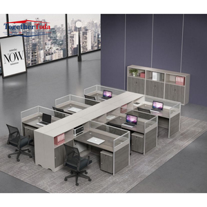Modern Design Economical and Durable Modular <b>Office</b> Partitioned Executive <b>Office</b> with Computer and Employee <b>Wooden</b> <b>Desks</b> - Product Image 3