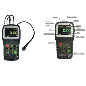 Boru Hattı ve Tank Duvarı Testleri için Taşınabilir Kaplama Ultrasonik Kalınlık Ölçer - Product Image 5