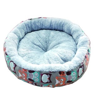 Cama para mascotas de las mejores ventas, alfombra redonda cómoda de lujo cálida y lavable - Product Image 3