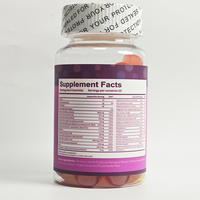 60 Comprimés Gommeux Multivitaminés pour Femmes Adultes, Vitamine B12, Zinc, Sans Gluten, Masticables, pour la Santé des Cheveux, de la Peau, des Ongles et le Soutien Immunitaire