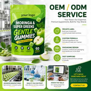 ผลิตภัณฑ์เสริมอาหารแบบ OEM ภายใต้แบรนด์ส่วนตัว ได้รับการรับรองมาตรฐาน GMPC และ ISO ผลิตจากเพคตินวีแกนธรรมชาติ เสริมสร้างภูมิคุ้มกัน บำรุงสุขภาพ ด้วยสารสกัดจากมะรุมและผักใบเขียวชนิดต่างๆ ในรูปแบบเยลลี่อ่อนโยน - Product Image 1