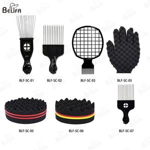 Vente en gros d'éponge pour cheveux Magic Barber Twist Curl Brush éponge dreads Verrouillage Afro Coil Peigne Outil d'entretien - Product Image 6