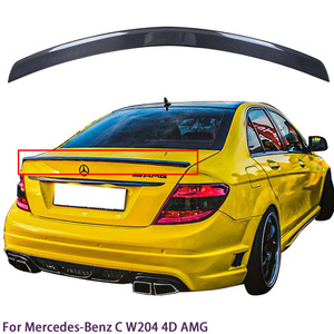 Alerón Trasero de Fibra de Carbono Estilo AMG para Clase C W204 4 Puertas, 2007-2014 - Product Image 1