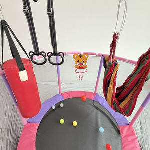 Trampolín de 55 Pulgadas con Logotipo Personalizado para Niños, Diseño de Acero para Saltar en Interiores, para Uso Doméstico, Revendedores/Escuelas, Equipos de Gimnasio OEM/ODM - Product Image 6