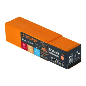 BOX 5 Broca Trublack HSS 1/2' para metal, TRUPER - Product Image 2