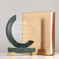 Trophée en marbre écologique, Nouvelle Arrivée, Diverses Tailles, Vente en Gros, Trophée Personnalisé en Cristal, Trophée Économique, Échantillons Disponibles