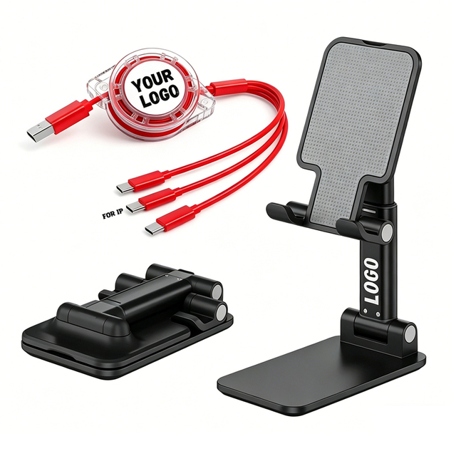 Wholesale Custom Logo Promo Gift Adjustable Portable Desktop Mobile Phone Holder Stand Table Accessories Cell Phone Desk Holders