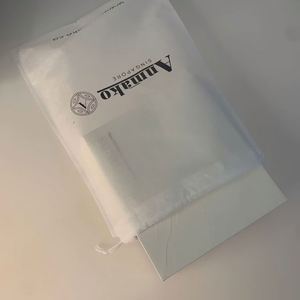 Low MOQ Custom Logo Printed Non-Woven <b>Drawstring</b> Bag Polypropylene Sneakers Dust Bag for Clothing Socks Shoe <b>Pouch</b> Promotion - Product Image 3