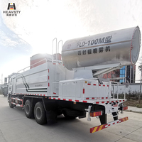 HEAVSTY Nouveau Camion Automatique Diesel Anti-Poussière avec Suppression de la Poussière, Réservoir de 19 m³ et Canon à Brouillard de 60 m pour Shacman Delong CLD5250TDYSX6