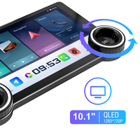 Rhythm 10,1 Zoll Android Auto-DVD-Player 4/64GB Kabelloses CarPlay Android Auto GPS WLAN BT FM