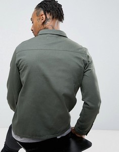 2025 nuevo Xb Algodón ligero suave al tacto cremallera fijación pecho bolsillos funcionales Zip Shacket Chaqueta de algodón para hombres Jaket - Product Image 3