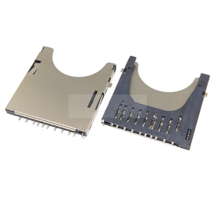 ที่ใส่การ์ด2-in-1 MMC SD ช่องเสียบการ์ด SD แบบ <span class=keywords><strong>pop</strong></span>-up ที่ใส่การ์ด SD แบบกดที่ยึดพื้นผิว11P หมุดโลหะบัดกรี - Product Image 1