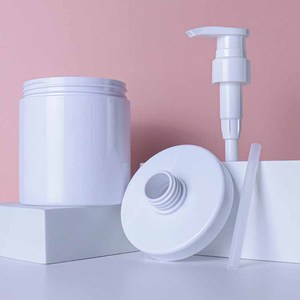 도매 300 <span class=keywords><strong>500</strong></span> 1000ml 로션 펌프 병 액체 바디 워시용 16oz 투명 화이트 PET 플라스틱 샴푸 병 - Product Image 2