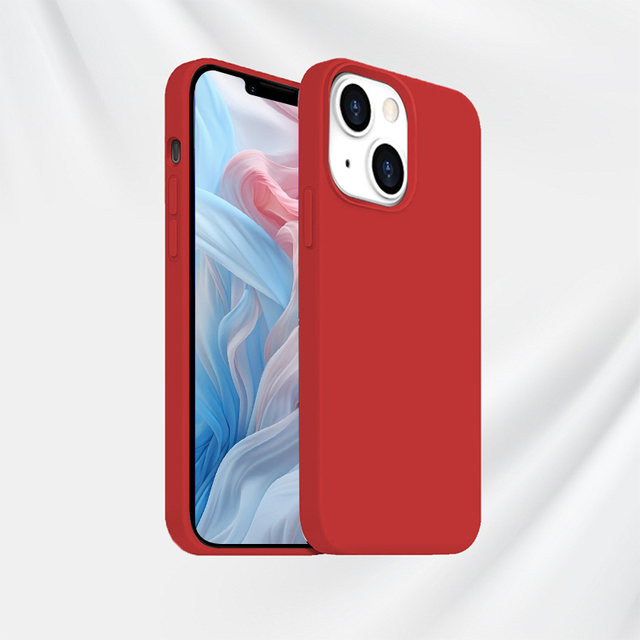 Matte Anti-Bacterial Silicone Phone Case for iPhone 15 14 Pro Max Customizable and Shock Proof Perfect Crossbody Bag Fit