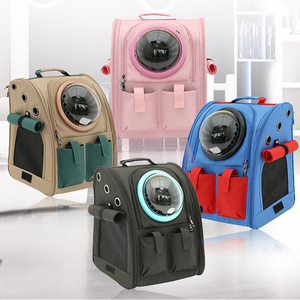 Mochila transportadora de mascotas de gran capacidad, cápsula de burbujas, <span class=keywords><strong>perro</strong></span>, gato, perros pequeños, viaje, mascota, portátil, espacio, Burbuja, mochila para gatos - Product Image 2