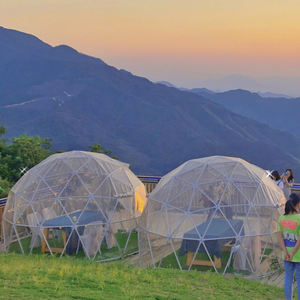 Camping Transparent Glamping Igloo Tente Dôme Avec Salle De Bains - Product Image 2