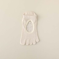 Chaussettes de yoga Bioserica Era, courtes, d'été, sans doigts, antidérapantes, chaussettes de pilates professionnelles, chaussettes à cinq doigts, chaussettes de fitness