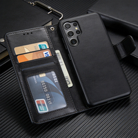 Étui de téléphone portable Samsung personnalisé en cuir PU à rabat avec fente pour cartes et support, série Galaxy S23 FE S22 S24 Ultra S25 S26