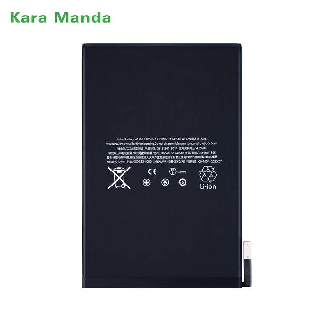 Kara Manda Wholesale Factory Durable Mobile Replacement Tablet Battery for iPad Mini 4 Battery iPad Batterie 5124mAh
