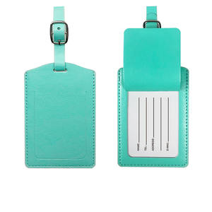 Étiquettes de bagages en PU, finition huile, logo personnalisable, écologiques, résistantes à l'eau, impression typographique, étiquette nominative promotionnelle - Product Image 6