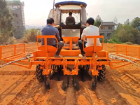 Sembradora de Yuca de 2 Hileras, Implemento para Tractor de 100HP, Máquina Eficiente para la Siembra y Trasplante de Yuca