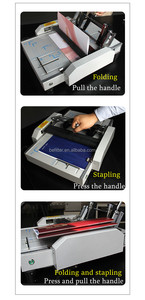 Machine à agrafer les livrets électrique ZY-2 A3, format double tête, <span class=keywords><strong>reliure</strong></span> à spirale, alimentation manuelle - Product Image 3