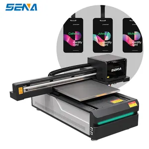 Industrial flat UV printer 1390 inkjet digital printing machine with Epson i3200 print head for pencil case mobile power