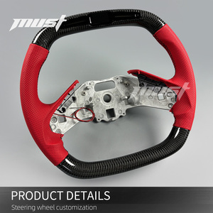 Volante in Fibra di Carbonio con Display LED Integrato Personalizzato per Chevrolet <span class=keywords><strong>Corvette</strong></span> C8 Stingray Z06 E-Ray 2019-2026, Upgrade Interno - Product Image 3