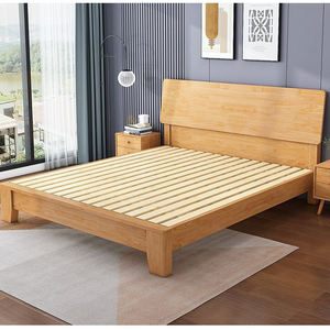 Conception spéciale de <span class=keywords><strong>lit</strong></span> panneau de bois massif à plateforme en bois massif largement utilisé pour chambre à coucher - Product Image 1