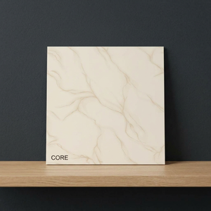 Plain Beige Ivory Nano Polished Soluble Salt Porcelain Tiles 600x600mm 60x60cm Vitrified Floor Tiles - Product Image 4