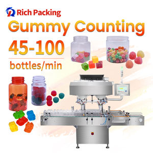 Machine de comptage et de mise en bouteille automatique de bonbons gélifiés à grande vitesse à 16 voies - Product Image 1