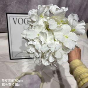 ดอกไฮเดรนเยียประดิษฐ์สีม่วงจาก Secret Garden สำหรับตกแต่งงานแต่งงาน จัดดอกไม้ตกแต่งบ้าน - Product Image 2