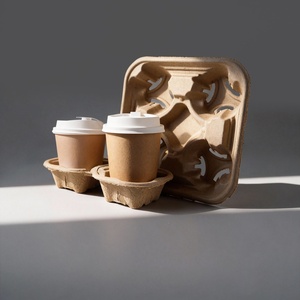 Sunshine Customized Logo Luxury <b>Espresso</b> <b>Cup</b> Coffee Shop Takeaway Packaging Disposable Kraft Paper <b>Cup</b> with Lid - Product Image 2