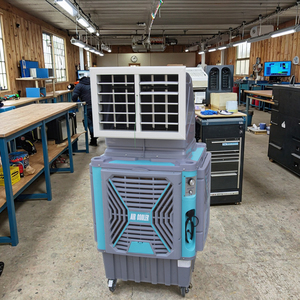 Industrial Mobile Air Conditioner Unit with Pneumatic Air Outlet 100L Water Capacity - Product Image 5