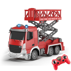 Camión <span class=keywords><strong>de</strong></span> <span class=keywords><strong>Bomberos</strong></span> <span class=keywords><strong>de</strong></span> Metal a Escala 1:24 <span class=keywords><strong>de</strong></span> 2.4GHz, Juguete RC para Niños con Luces, Música, Control Remoto, Bomba <span class=keywords><strong>de</strong></span> Agua, Alcance <span class=keywords><strong>de</strong></span> 30m, Listo para Usar - Product Image 1