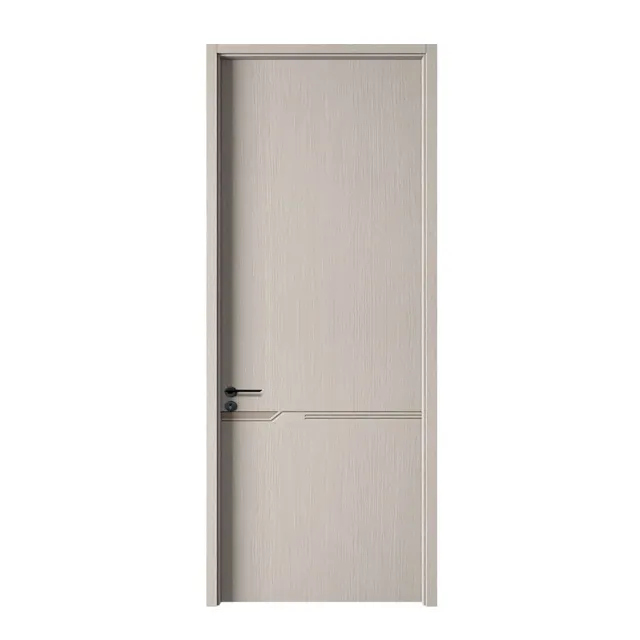 High Quality New Design Solid Door Interior PVC Carving Wood Door