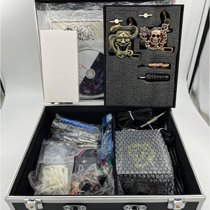 Kit de tatuaje profesional 2 Gun <span class=keywords><strong>Dragonhawk</strong></span> Kit de tatuaje rotativo Juego de máquina Kit de tatuaje Juego completo Maquillaje permanente con tintas - Product Image 6