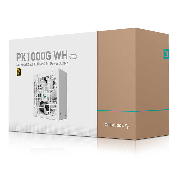 新しいDEEPCOOL PX1000G WH 80 PLUS GOLD PSU 1000Wゲーミング 